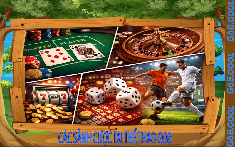 Các Sảnh Cược Tại Thể Thao Go8