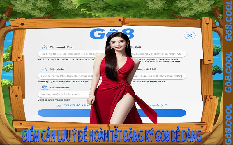Điểm cần lưu ý để hoàn tất đăng ký GO8 dễ dàng